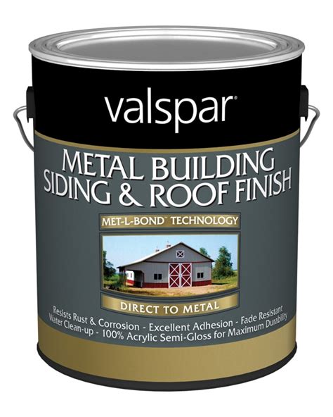 exterior house paint for metal siding|valspar metal building siding and roof finish.